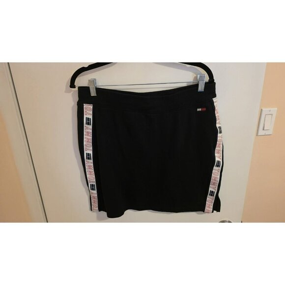 Tommy Hilfiger Dresses & Skirts - Tommy Hilfiger Sport Mini Skirt Black Womens Large Pickleball Tennis Casual Y2K